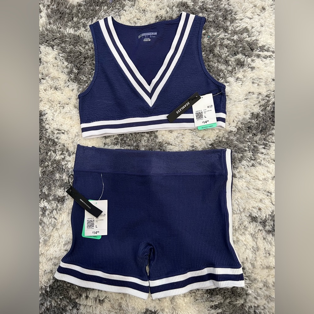 Forever 21 Large athletic short set.